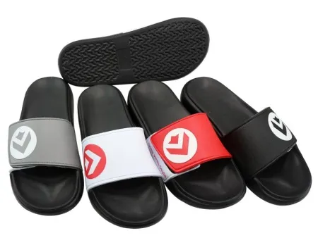 New Design Summer Beach Custom Mens Flip Flops PE Sole PVC Strap Home Slippers Men Customized Print and Logo Flip Flops Men