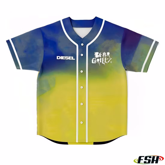 Maglia da baseball a sublimazione personalizzata con design OEM