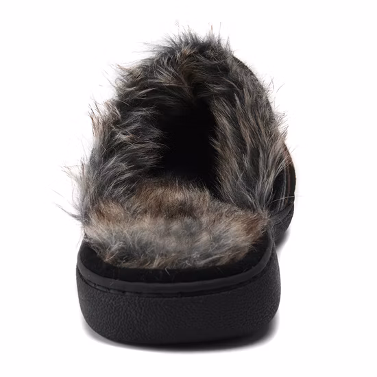 Classiche e comode pantofole slip-on in tweed a quadri per interni ed esterni con fodera soffice, pantofole calde invernali da uomo